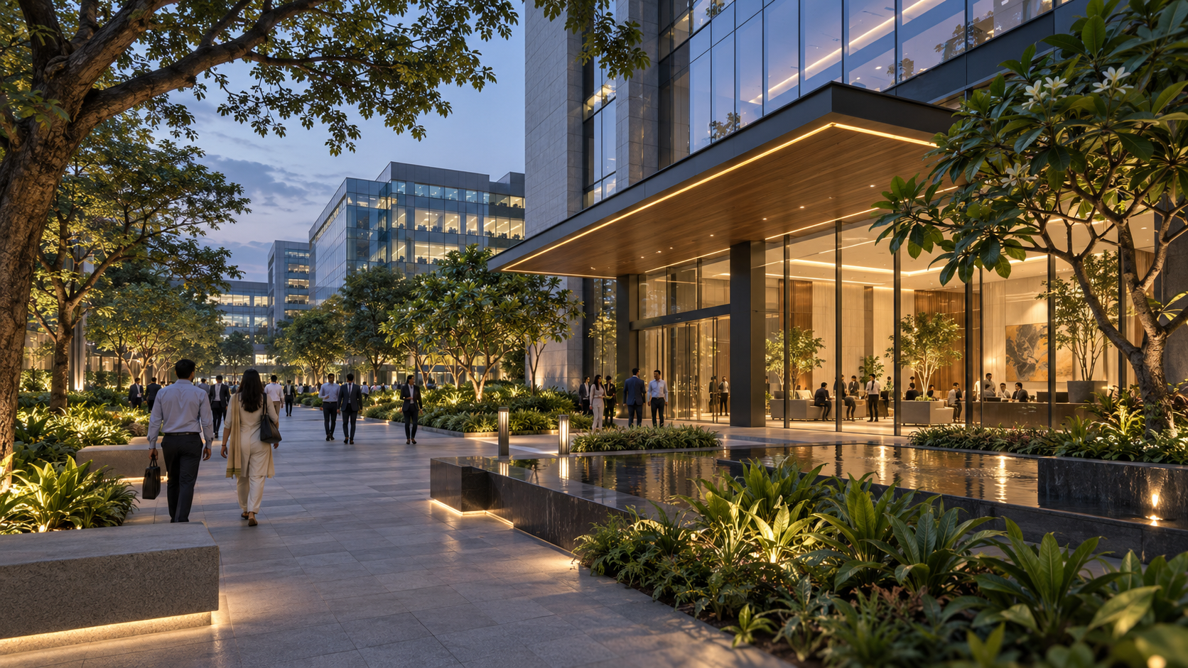 Commercial architectural concept preview