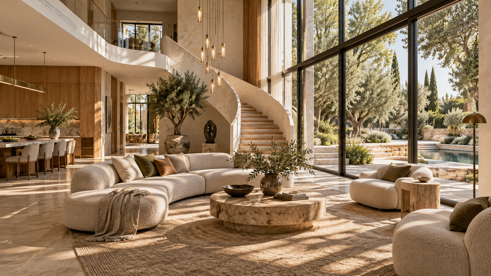 Interiors photorealistic concept render